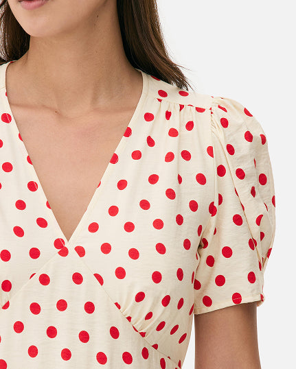 Printed Midi Tea Dress