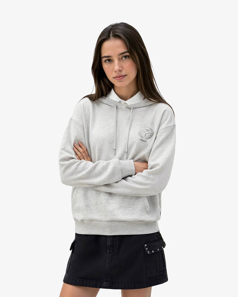 Metallic Print Sweatshirt