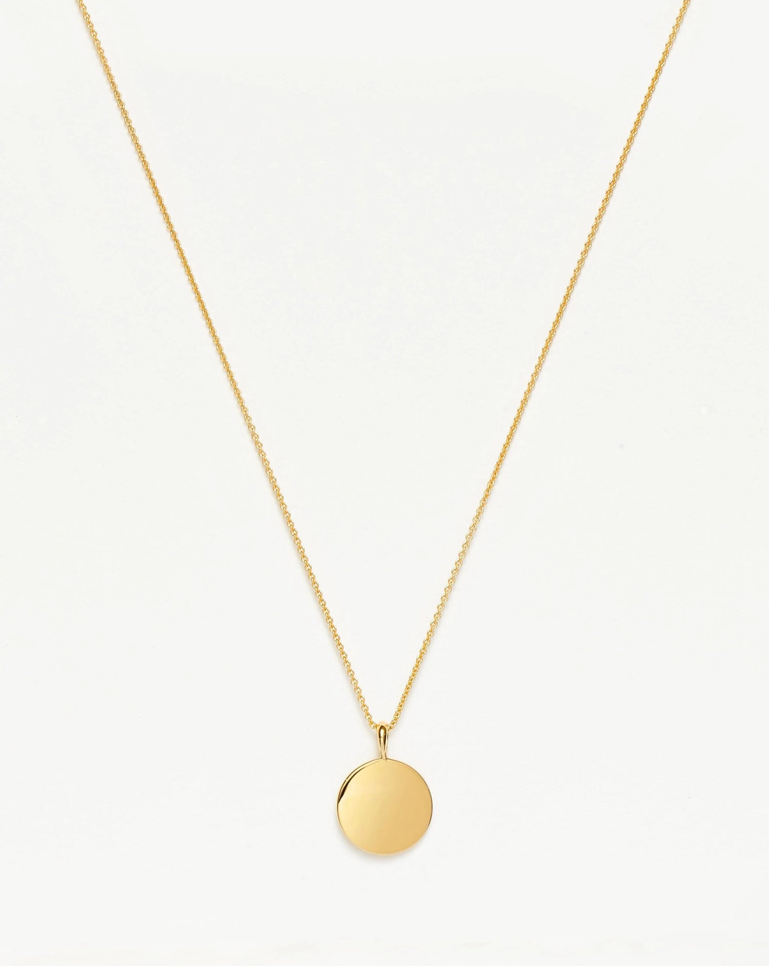 Engravable Round Necklace