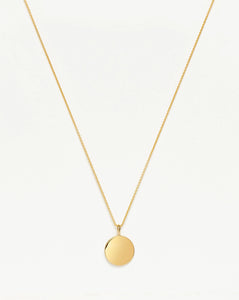 Engravable Round Necklace