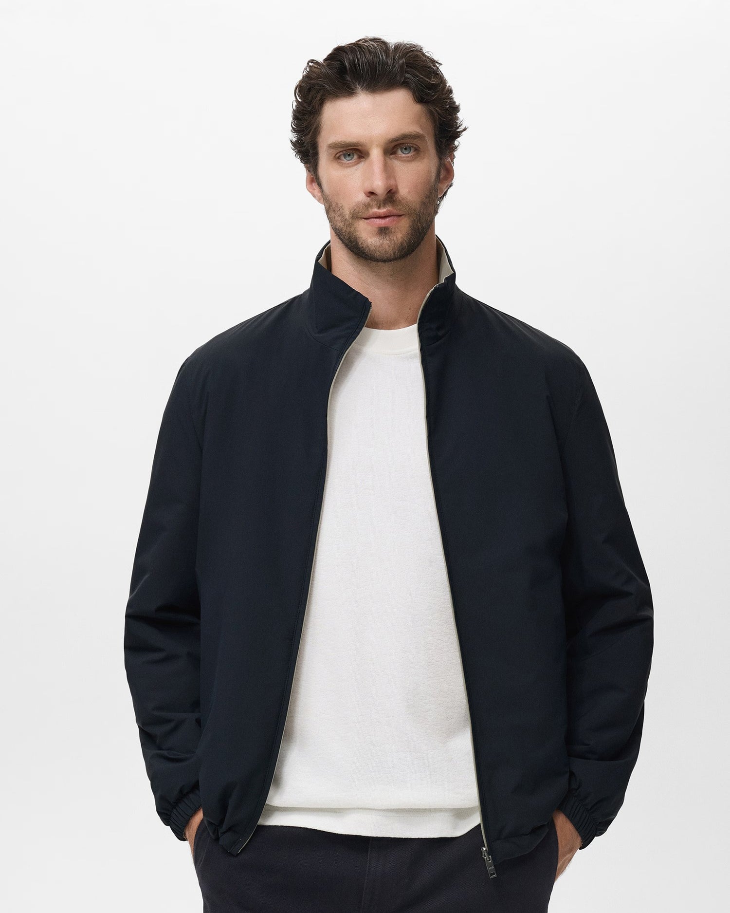 Reversible Quilted Water-Repellent