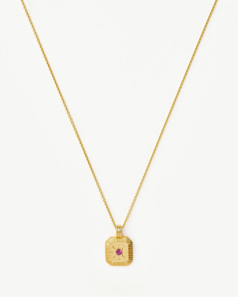 Curly Molten Mini Initial Necklace