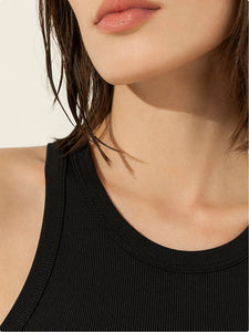 Curved Diamond Flat Back Earring