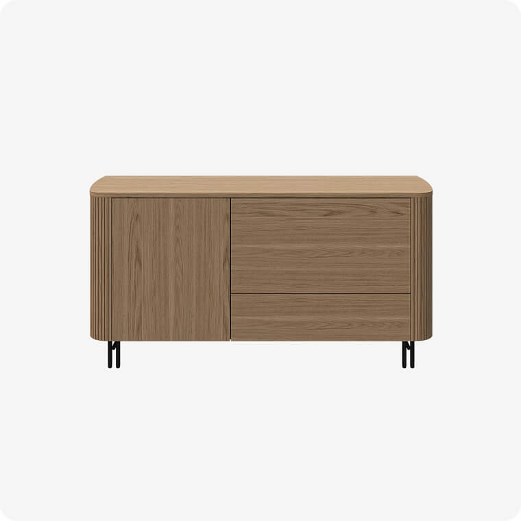 Sideboard With Drop-Down Section