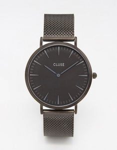 CLUSE ラ・ボエーム ブラックメッシュウォッチ